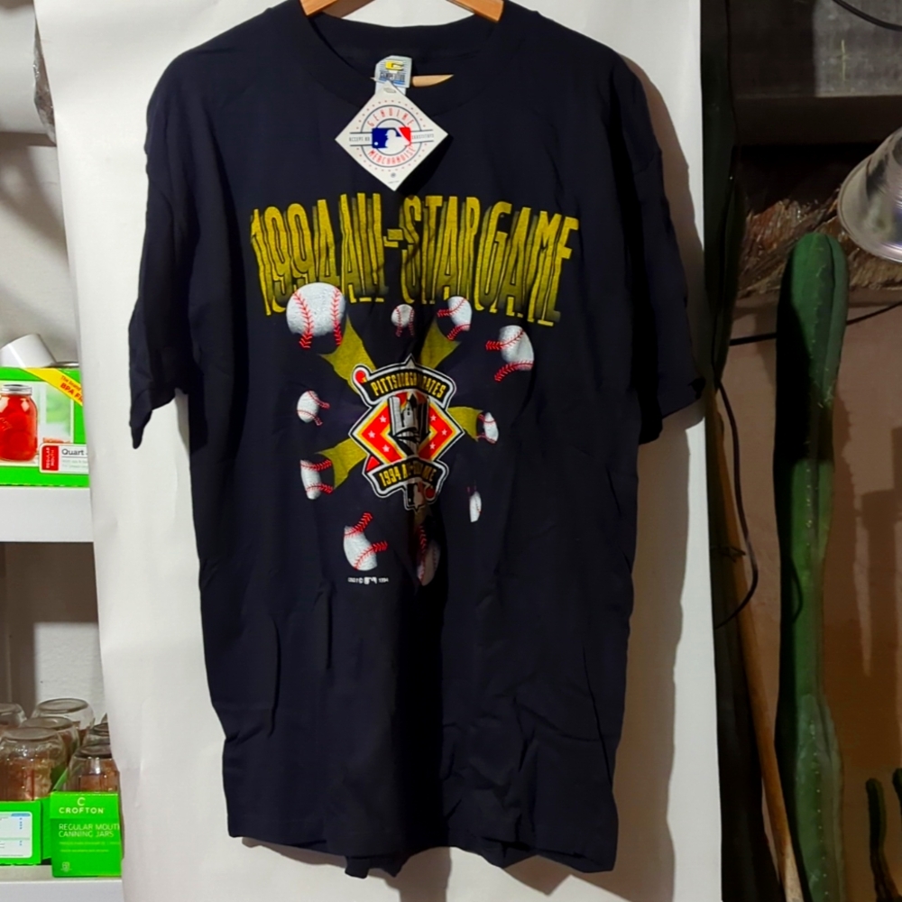 ⚾ NWT 1994 All-Star Pittsburgh Pirates T-Shirt ! 🏴‍☠️ 0117